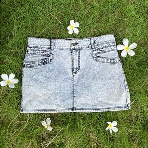 Mini Denim Skirt